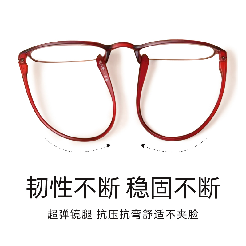 日本镜品堂老花眼镜女士男款便携超轻防蓝光品牌