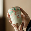 汝窯陶瓷可樂馬克杯 草莓兔 250ml