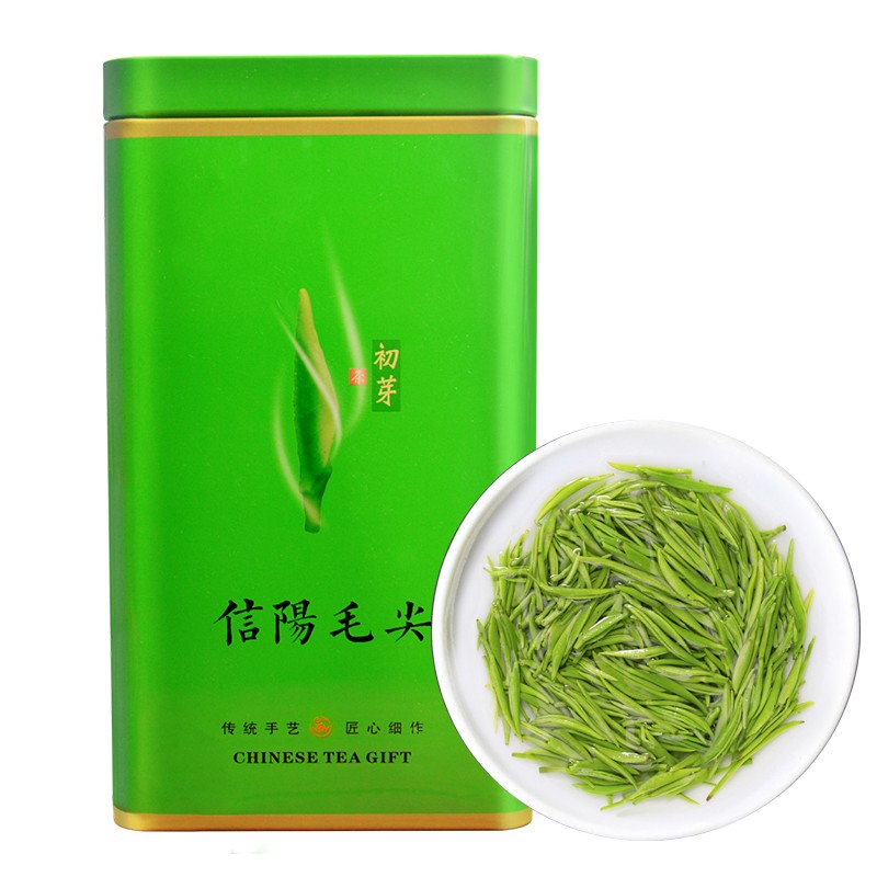 画景湾（HUA JING WAN）2023 信阳毛尖茶叶明前春茶高山绿茶手工特级嫩芽盒装125g