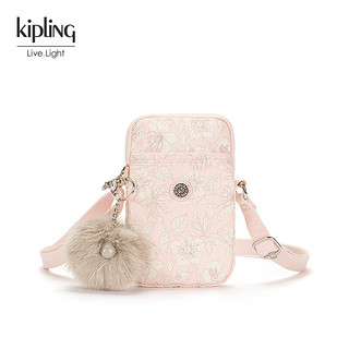 kipling 凯普林 男女款新小巧出街可爱小包斜挎包手机包|TALLY 樱花粉