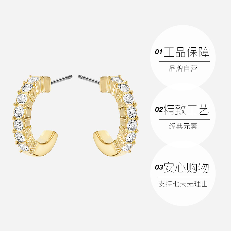 Swarovski/施华洛世奇MINIHOOP大圈耳环耳饰520饰品