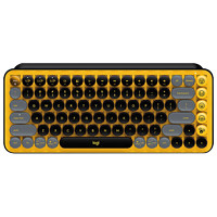 京東百億補貼：logitech 羅技 POP Keys 無線機械鍵盤+銀杏黃鼠標墊