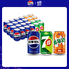 pepsi 百事 可樂百事/7喜/美年達 330ml*24（16+4+4）整箱 新老包裝隨機發貨