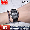 CASIO 卡西歐 手表男復古小方塊大贏家同款學生運動簡約防水手表 F-91WM-1B（主推）京倉京配