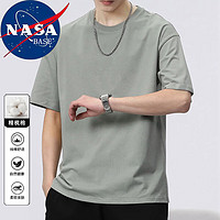 NASA BASE 男士純棉純色短袖t恤 下單3件