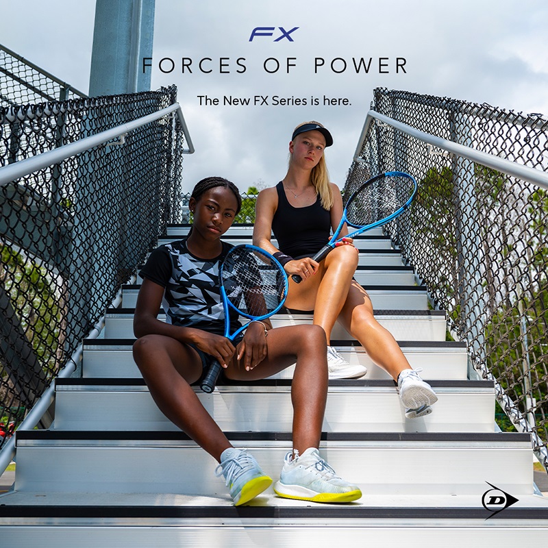 DUNLOP邓禄普全碳素力量型专业网球拍 版FX 500系列