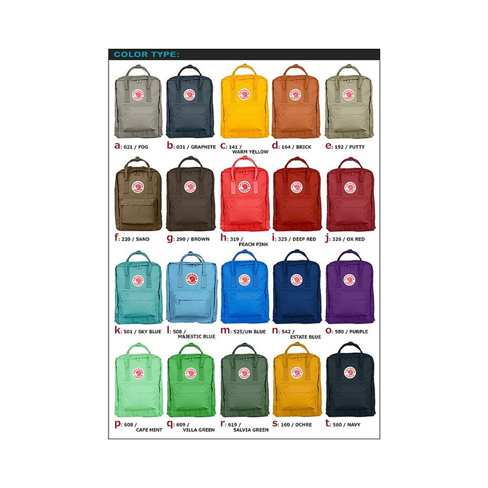 自营｜北极狐Fjallraven男女同款帆布背包16L双肩包帆布包