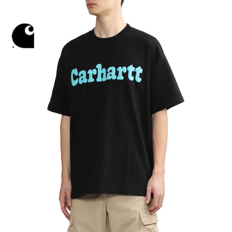 Carhartt WIP短袖T恤男装卡通风LOGO字母图案印花23I421L