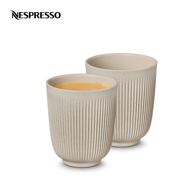 Nespresso 咖啡杯 Nude系列长杯咖啡杯组 270mlHusk长杯咖啡杯套装 长杯咖啡杯组