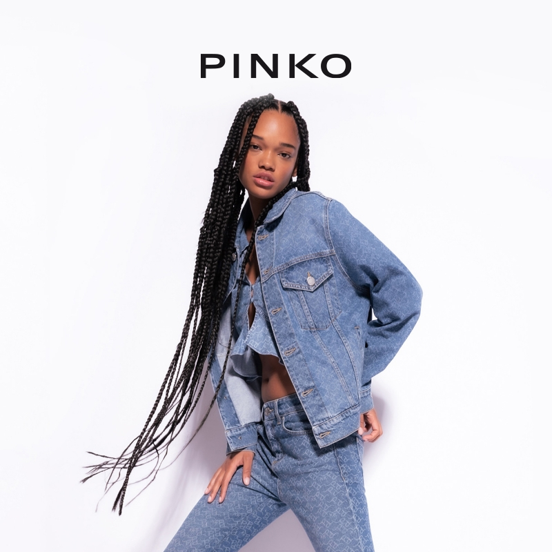 【年中特惠】PINKO V领轻薄牛仔衬衫上衣100715A0FO