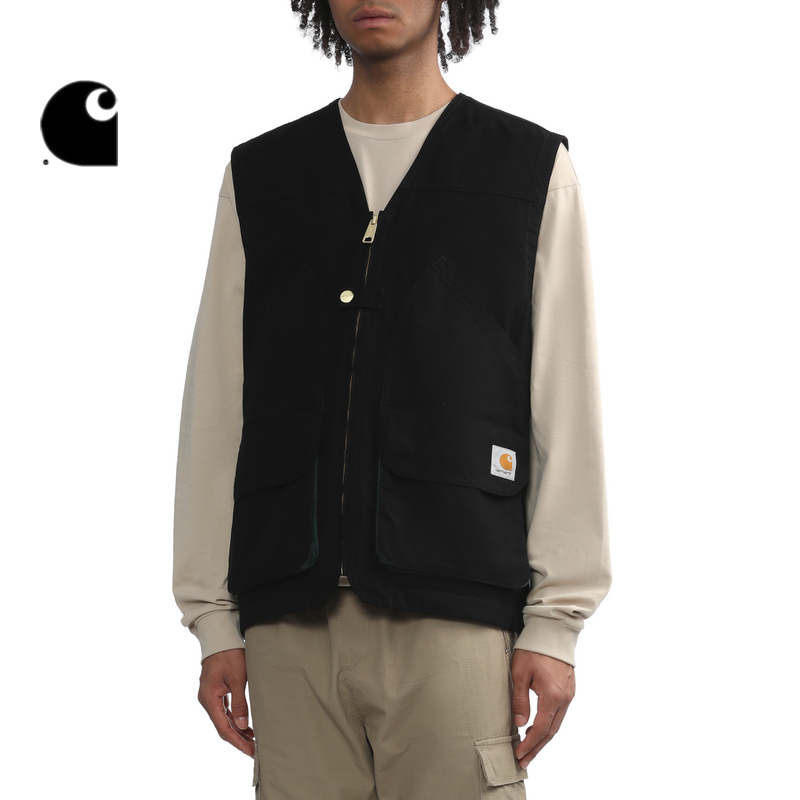 Carhartt WIP马甲男装经典LOGO标签多口袋水洗撞色工装卡哈特149L