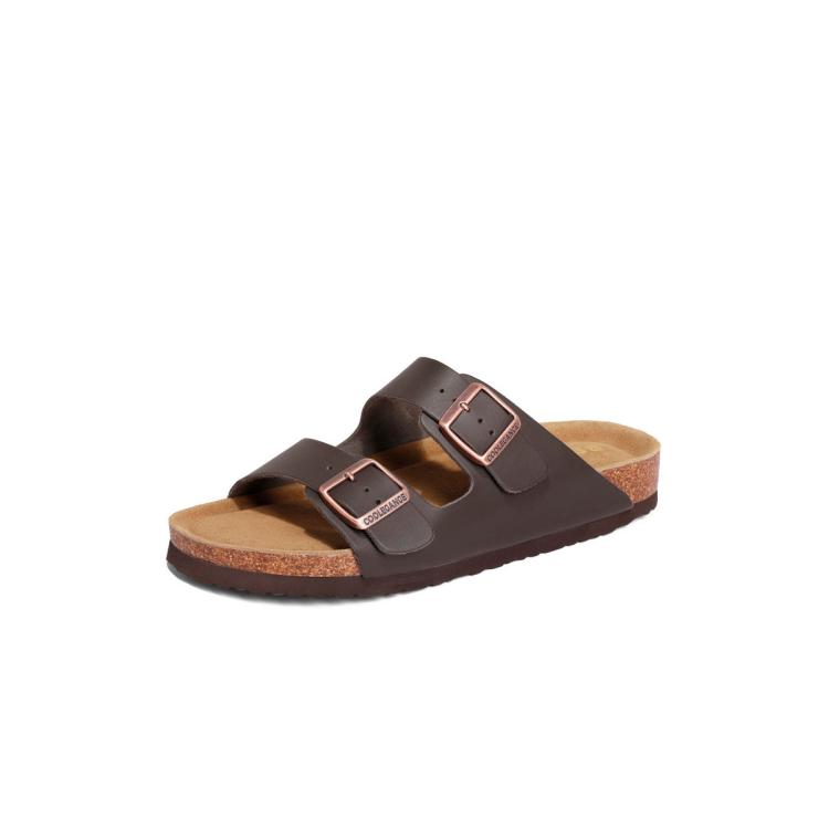 【休闲凉鞋】百丽男鞋男鞋慵懒气质拖鞋男鞋夏季休闲一脚蹬凉拖