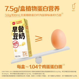 88VIP：养元 六个核桃早餐豆奶调制豆乳 250ml*24盒