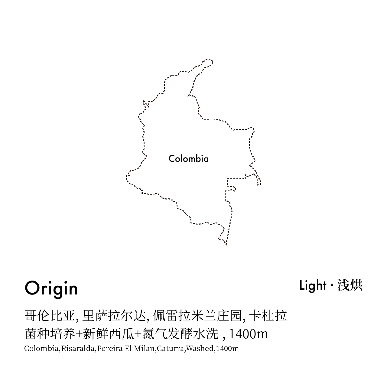 CoffeeBuff哥伦比亚米兰庄园Milan西瓜氮气发酵水洗手冲咖啡豆