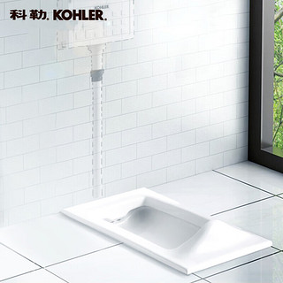 科勒（KOHLER） 蹲便器 大便器陶瓷蹲坑无踏板卫生间蹲坑防臭蹲厕K-20443T-0 蹲便器缸体（无踏板）