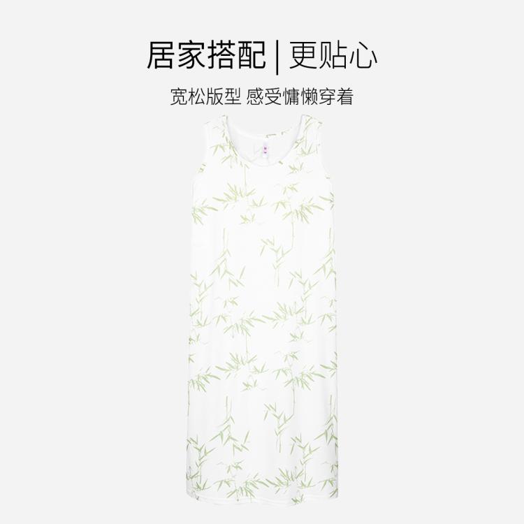 【防凸点带胸垫】夏季睡裙女士睡衣可外穿宽松透气家居服裙子