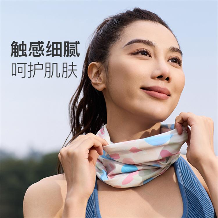 凉感防晒面罩魔术头巾骑行围脖护颈防紫外线口罩运动吸汗发带头带