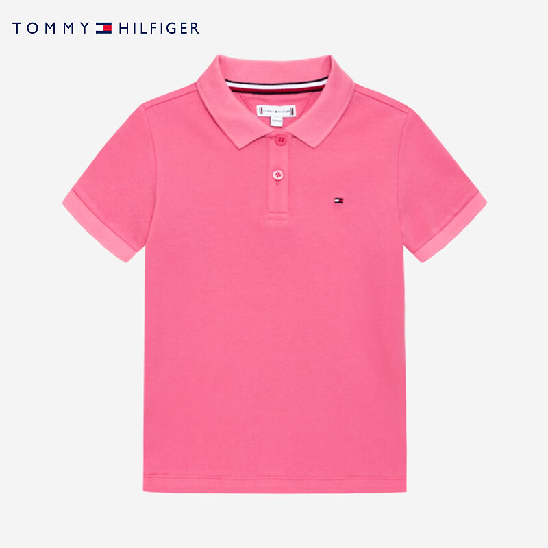 TOMMY HILFIGER汤米儿童童装纯色休闲男童Polo衫TH2422807GS-002