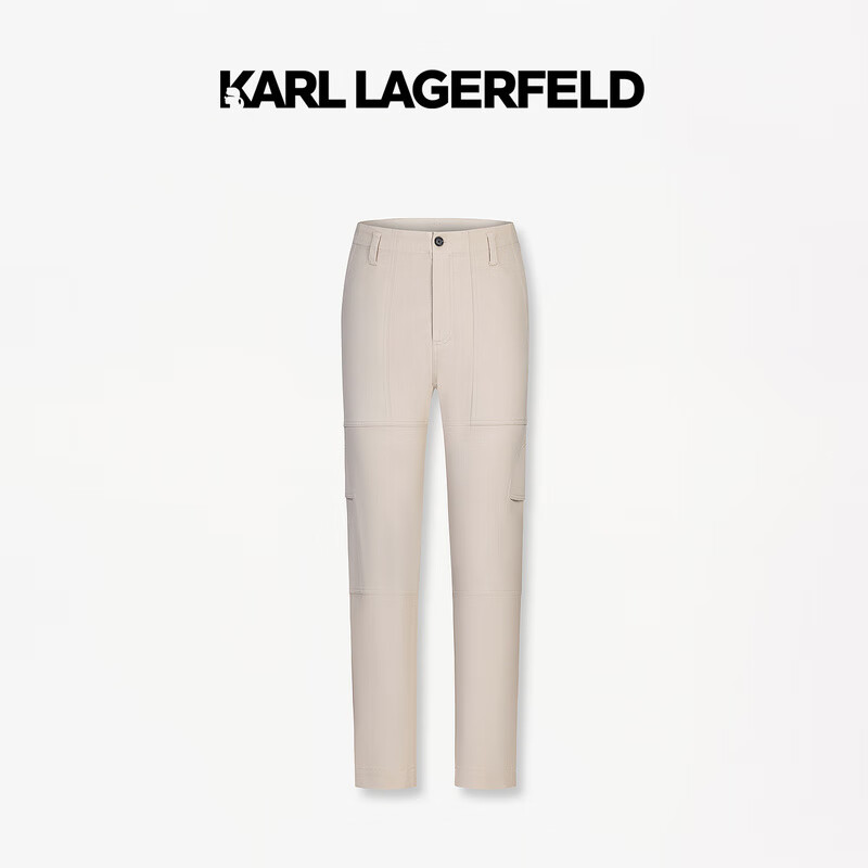 Karl Lagerfeld卡尔拉格斐2024秋季休闲裤老佛爷1K1D50402831 卡其色 48