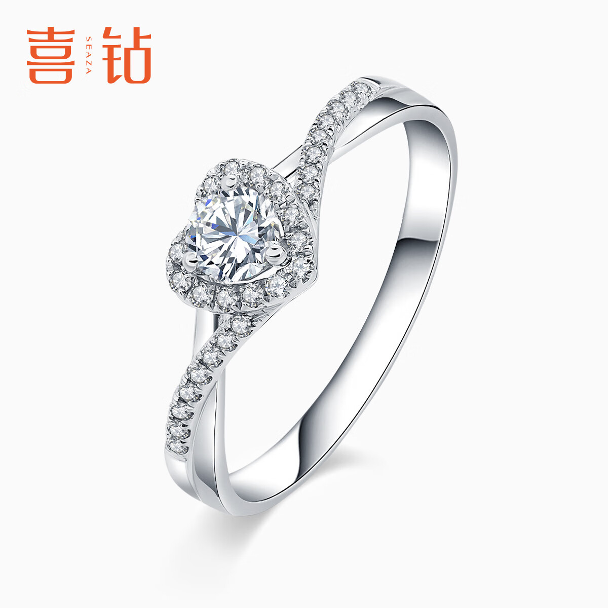 喜钻喜钻生日礼物钻石戒指钻戒求婚结婚戒效果