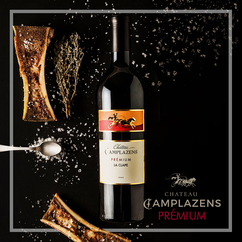 乐忘尘CHATEAU CAMPLAZENS 赞马庄园 卡帕 干红葡萄酒 精选 PREMIUM 2021 一瓶