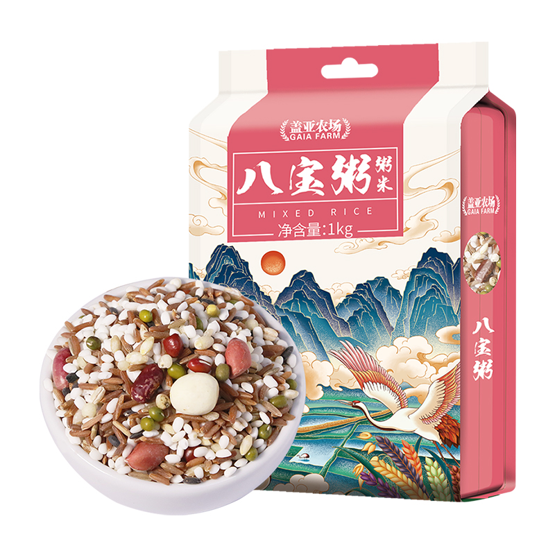 盖亚农场八宝粥米1kg