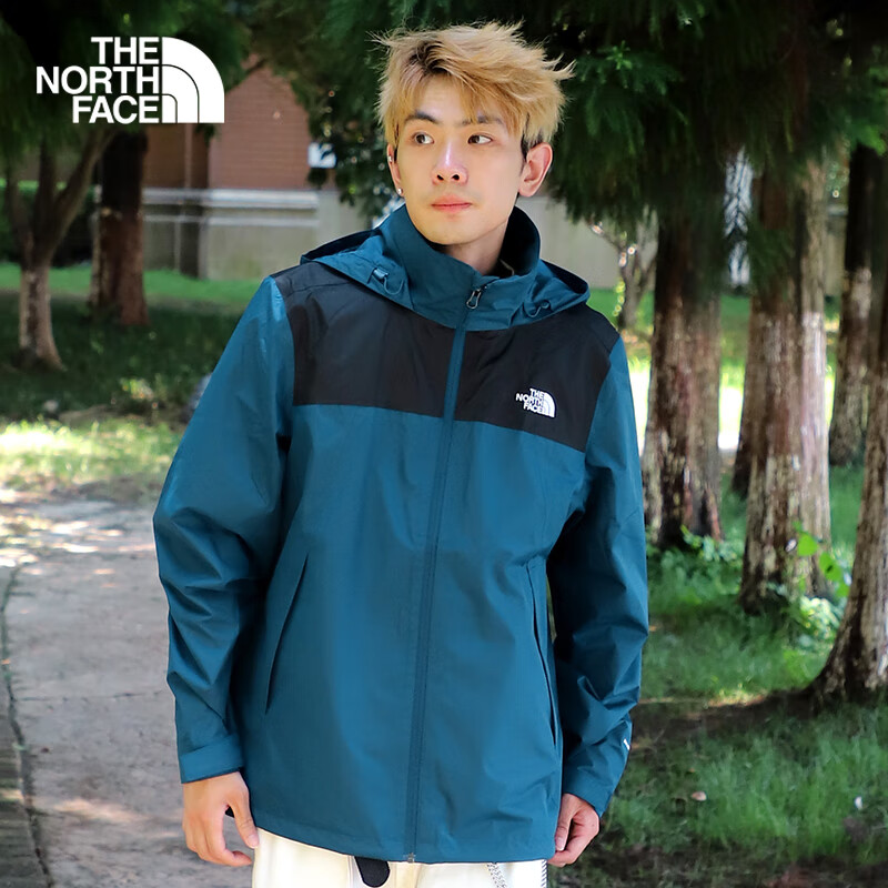 The North Face24秋冬北面冲锋衣男款户外防风防水可挂内胆单层冲锋衣88FR 5L0 S