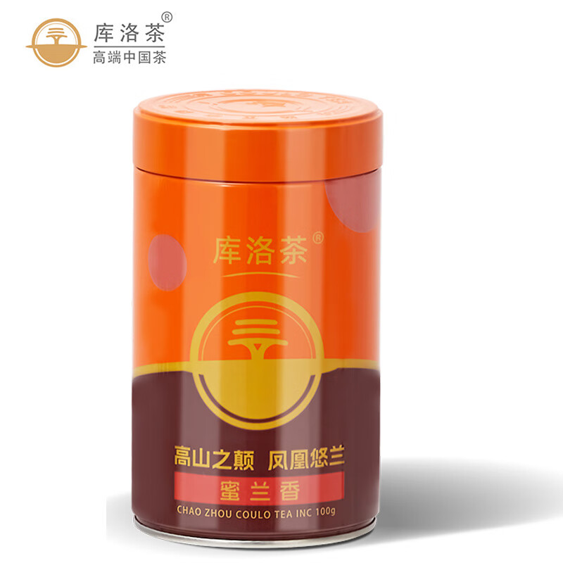 库洛茶高山之巅 特级蜜兰香茶 潮州凤凰镇茗茶凤凰单丛茶礼盒 蜜兰香/100g