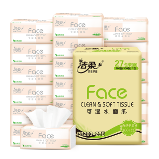 洁柔 Face抽纸 3层100抽×27包