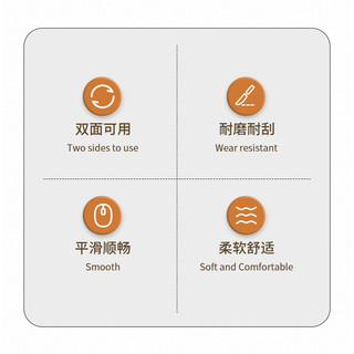 联想异能者鼠标垫双面可用耐用防滑游戏办公家用PU皮革鼠标垫