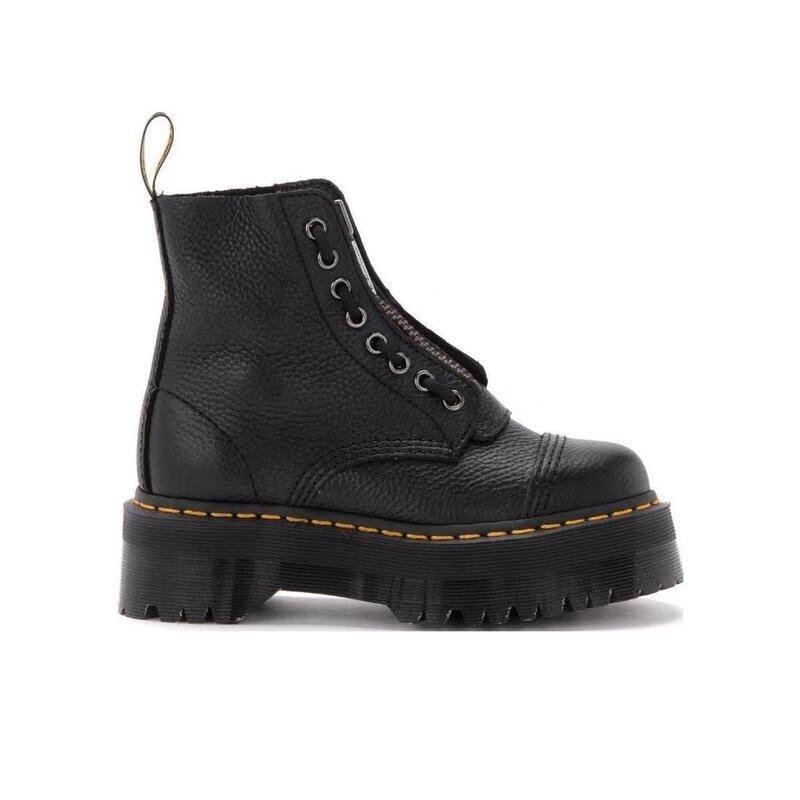 马丁（DR.MARTENS）新款女靴 Sinclair 经典舒适防滑短筒靴 耐磨轻便休闲女士马丁靴 黑色 41