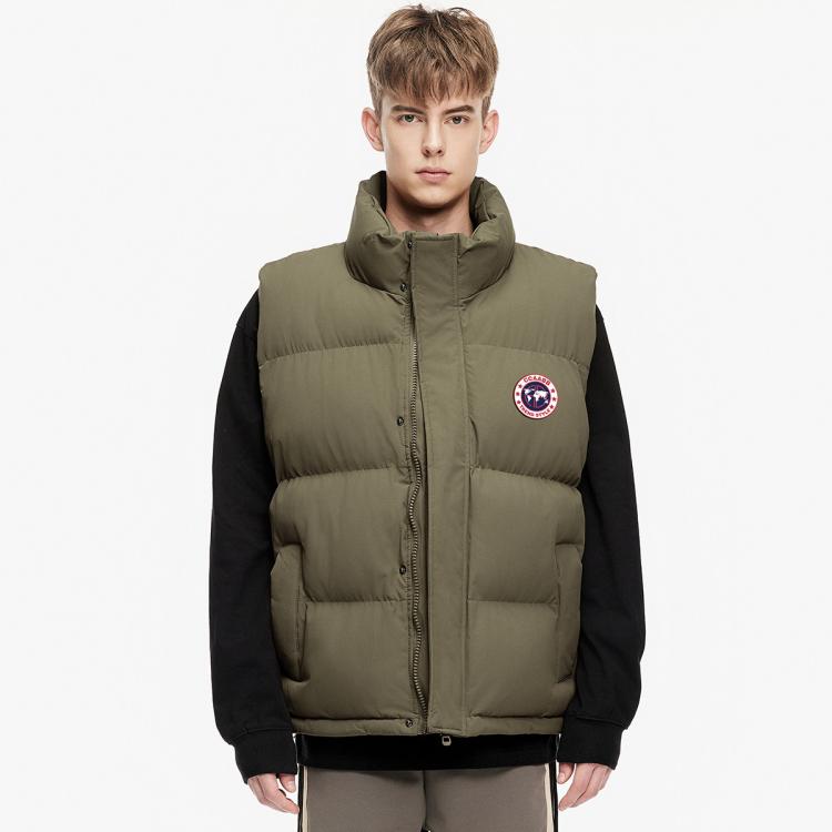 it ccaabb冬季立领棉服马夹男宽松保暖休闲男式马甲外套