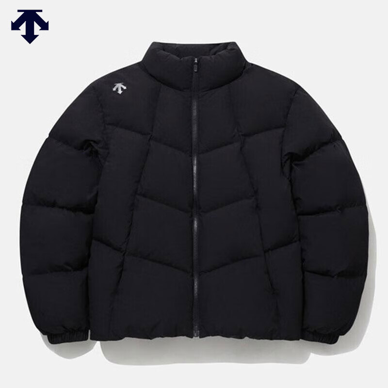 迪桑特（DESCENTE）男女同款短款pooper 日常休闲防风保暖羽绒服夹克  (100)