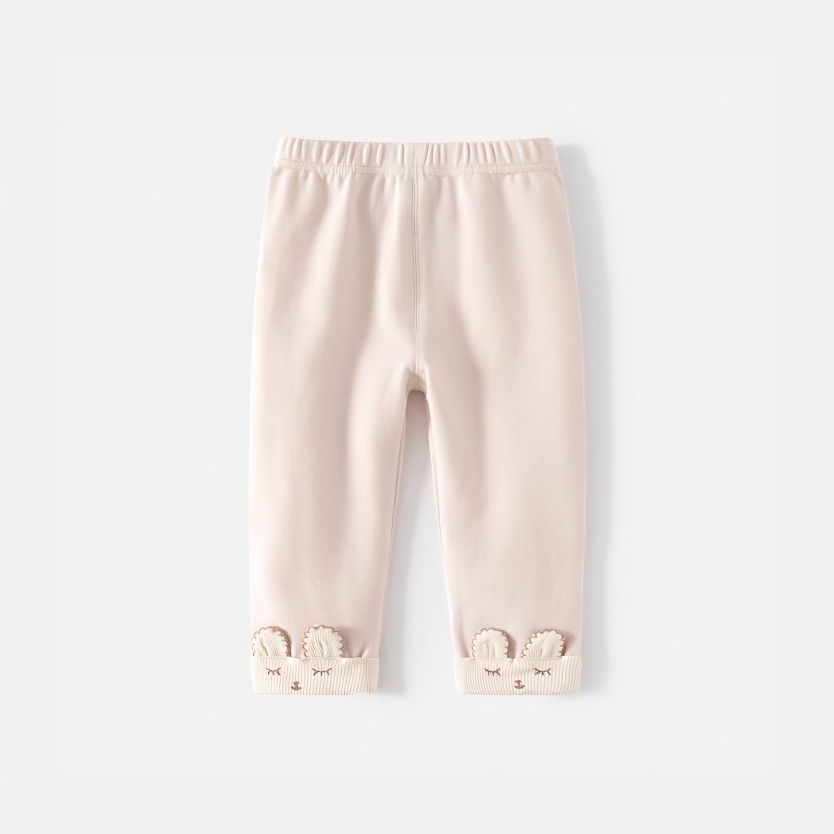 班喜迪女童裤子春季儿童可爱小兔打底裤女宝宝简约百搭休闲裤