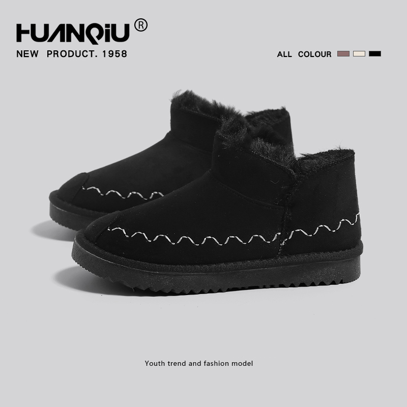 环球店清仓加厚加绒休闲时尚雪地靴秋冬2024保暖棉鞋
