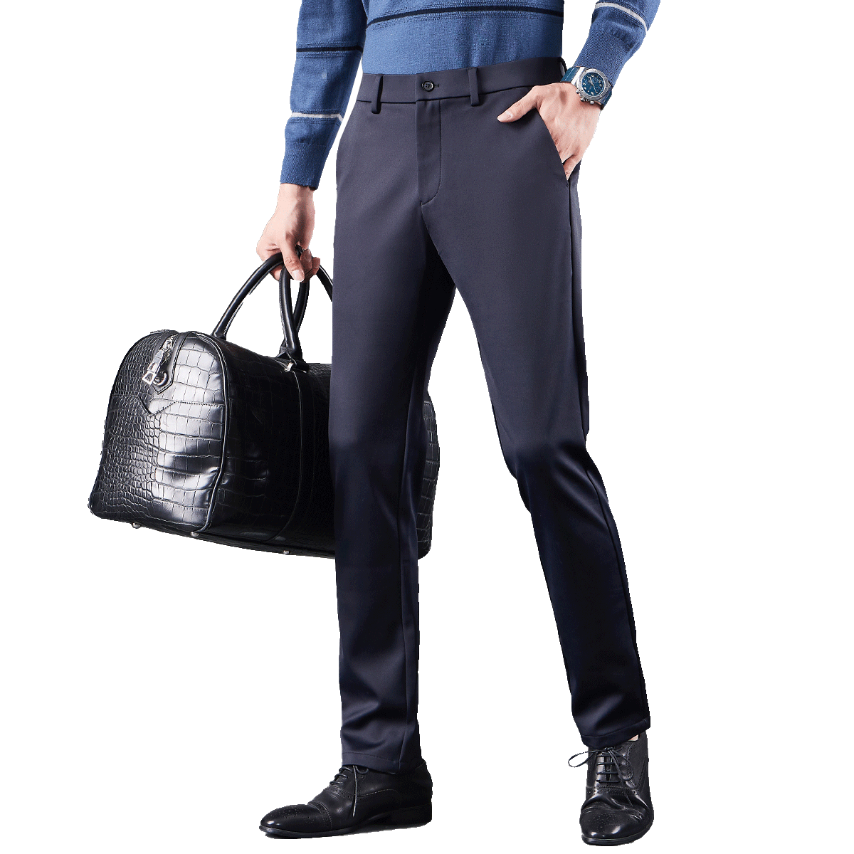 【含8%羊毛】秋冬商务休闲柔软保暖易打理西装裤子男