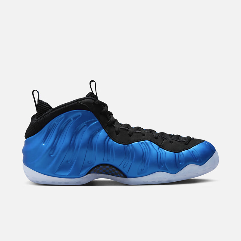 NIKE耐克Foamposite One皇家蓝喷泡 减震耐磨 男子中帮复古篮球鞋 FQ8181-511 44