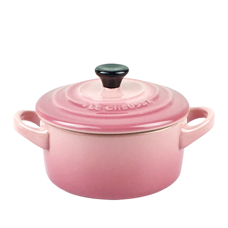 酷彩（Le Creuset）炻瓷高温研烧 瓷质坚厚圆形锅形烤罐 圆形锅形烤罐石英粉