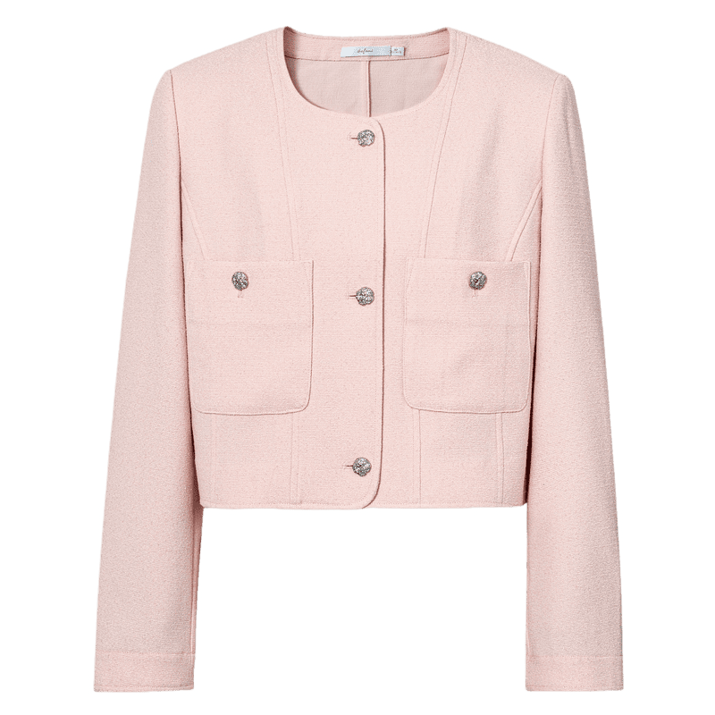 伊芙丽圆领小香风秋装1E8111781