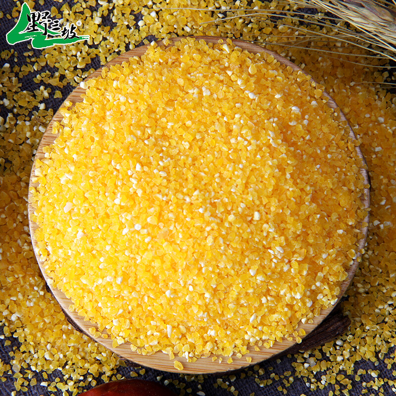 野三坡杂粮黄玉米渣500g*1袋