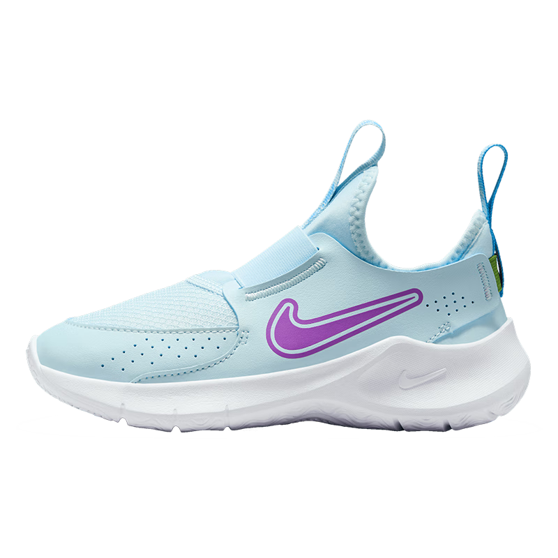 NIKE 耐克男女童易穿脱运动鞋FLEX RUNNER 4儿童一脚蹬休闲公路跑鞋 FN1449-401 25 【脚长14cm】