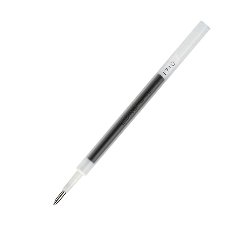 日本ZEBRA斑马JJ15笔芯JF-0.5中性笔JJ77水性笔芯大容量按动中性JJM88刻度芯 黑色-0.5 五支装