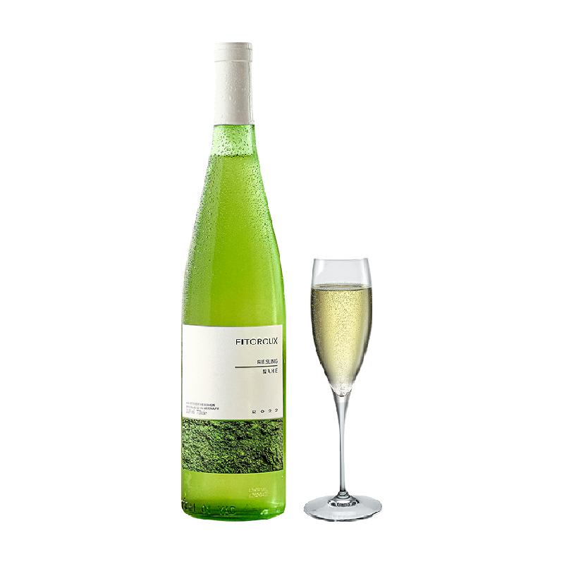 德国半甜白葡萄酒雷司令白葡萄酒配香槟酒杯750ml原酒