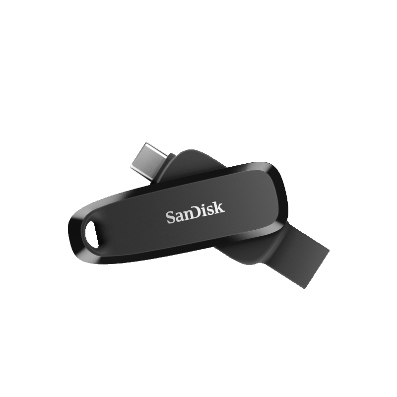 闪迪（SanDisk）128GB Type-C USB3.2 手机U盘DDC6黑色 自动备份 手机电脑存储盘 双接口大容量优盘 DDC6【手机电脑U盘|静谧黑】