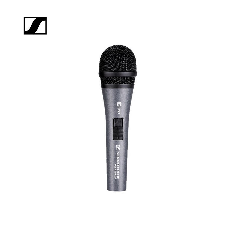 森海塞尔（Sennheiser）E825S/E835S 专业有线动圈麦克风 家用KTV舞台广场舞演出演讲话筒 E-825S