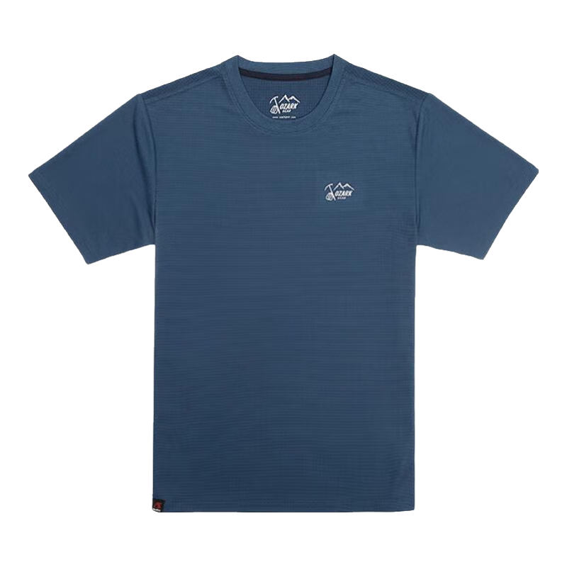 奥索卡 OZARK GEAR户外短袖T恤男2024夏季新款男士拼接透气舒适圆领T恤上衣359545