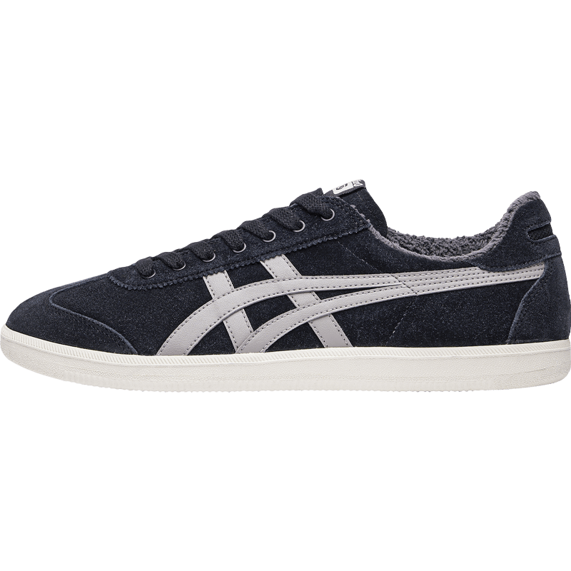 Onitsuka Tiger鬼塚虎加绒冬季德训鞋 保暖男女运动休闲鞋TOKUTEN 黑色 42