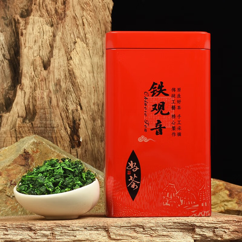 山间饮茗 铁观音茶叶浓香型2024新茶安溪原产 铁观音精选*1罐
