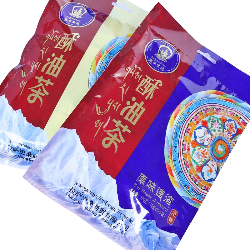 酥油茶西藏特产喜卓食品咸味酥油茶袋装奶茶传统奶茶