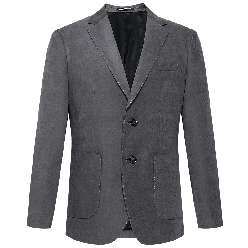 利郎西服外套男士商务休闲西装男修身翻领2025春男装单西